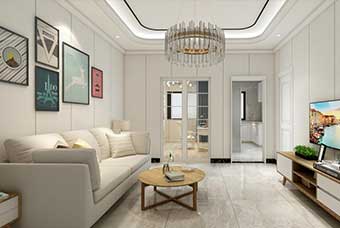 铁岭现代风格-客厅