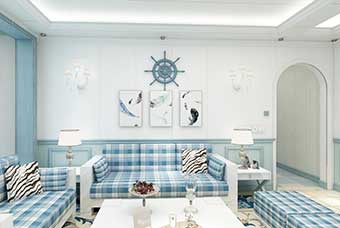 铁岭地中海风格-客厅