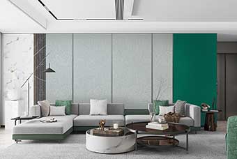 铁岭轻奢风格-客厅