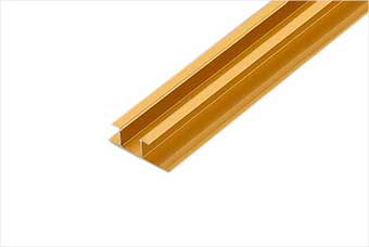 铁岭航空纤维墙咔铝合金带灯中条（钛金氧化）