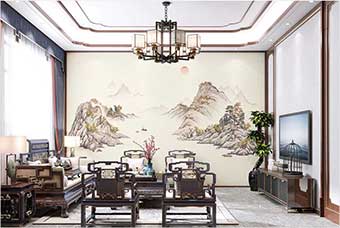 铁岭森佰汇航空纤维墙咔（巴山蜀水）