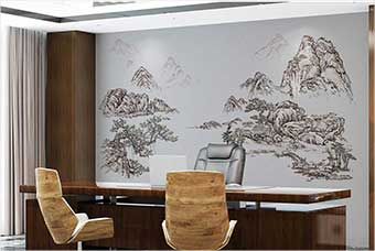 铁岭森佰汇航空纤维墙咔（山水之间）