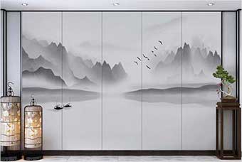 铁岭森佰汇航空纤维（山水画系列）